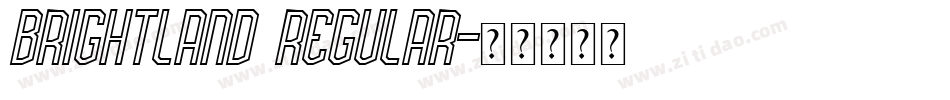 Brightland Regular字体转换